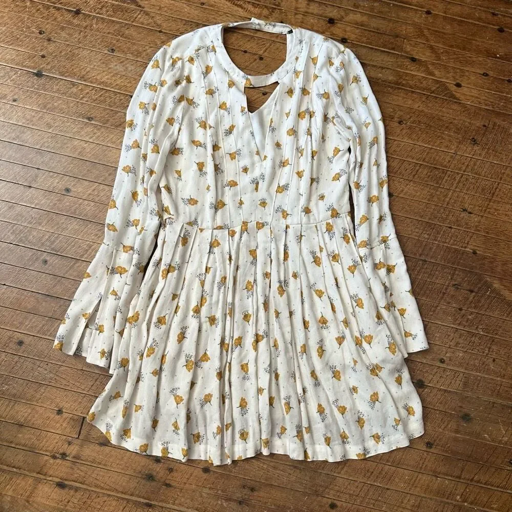 Revolve Free People Teagan floral boho fit & flare dress